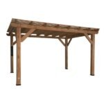 Backyard Discovery Delray 14' x 10' Cedar Wood Outdoor Patio Pergola - Image 2