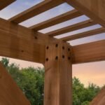 Backyard Discovery Delray 14' x 10' Cedar Wood Outdoor Patio Pergola - Image 6