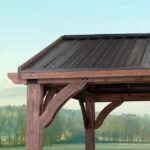 Backyard Discovery Arlington 12' x 12' Cedar Wood Outdoor Patio Gazebo - Image 9