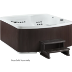 Lifesmart Leganza 6-Person 90-Jet 230V Acrylic Outdoor Hot Tub Spa with Lounge Seating and Waterfall - Image 6