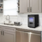Newair Countertop Nugget Ice Maker 44 lbs. Soft Chewable Sonic Ice Machine in Black and Stainless Steel - Image 3