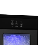 Newair Countertop Nugget Ice Maker 44 lbs. Soft Chewable Sonic Ice Machine in Black and Stainless Steel - Image 7