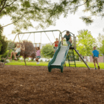 Lifetime Climb and Slide Outdoor Backyard Playset with 8-Foot Slide and Swings - Image 6