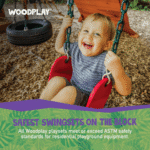 Woodplay Tiger Tower Combo A Premium Cedar Wood Outdoor Swing Set with Slide - Image 6
