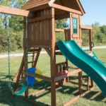 Swing-N-Slide Knightsbridge Plus Wooden Outdoor Playset with Monkey Bars and Slide - Image 9