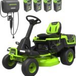 Greenworks 60V CrossoverT 30-Inch Cordless Battery Electric Riding Lawn Tractor