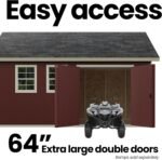 Handy Home Products Scarsdale 12' x 16' DIY Wooden Backyard Storage Shed with Floor - Image 6