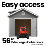 Handy Home Products Windemere 10' x 12' Wooden Backyard Storage Shed - Image 3